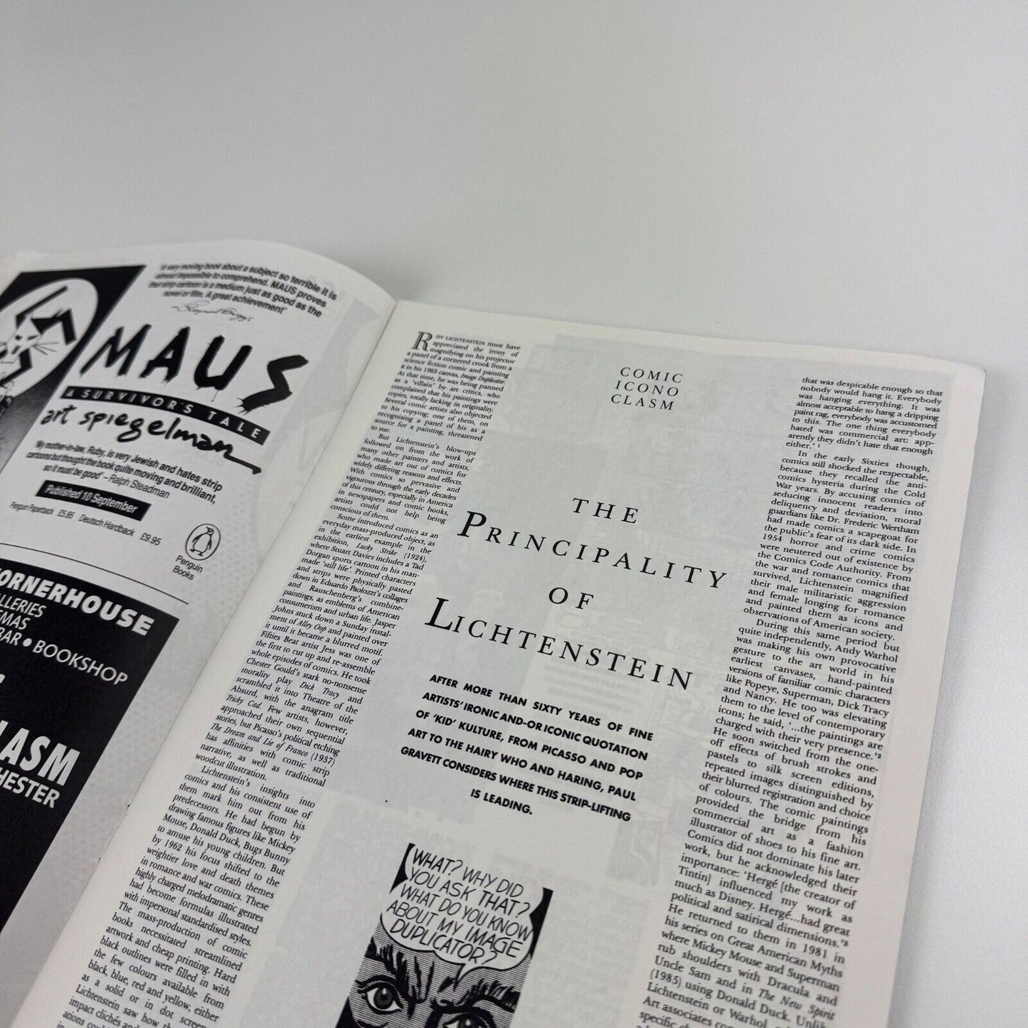 Comic Iconoclasm. The Escape magazine supplement to the exhibition at the Institute of Contemporary Arts between 18 June and 12 September 1987
