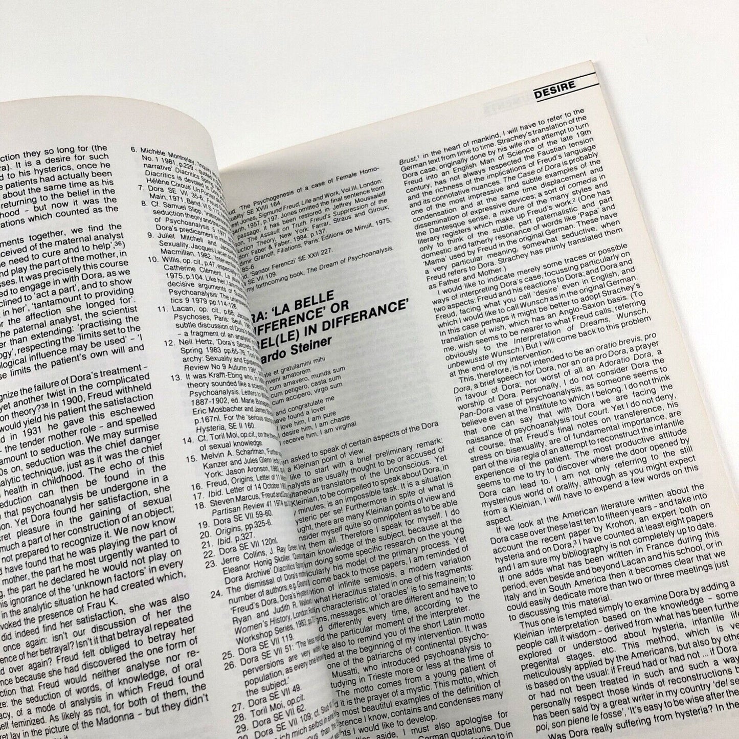 ICA Documents 1. Desire | edited by Lisa Appignanesi 1984 Institute of Contemporary Arts ICA
