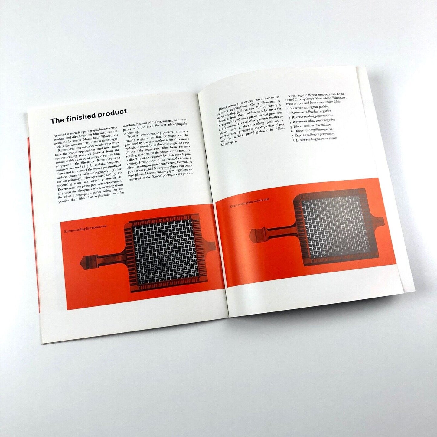 The functions & applications of 'Monophoto' Filmsetters | The Monotype Corporation