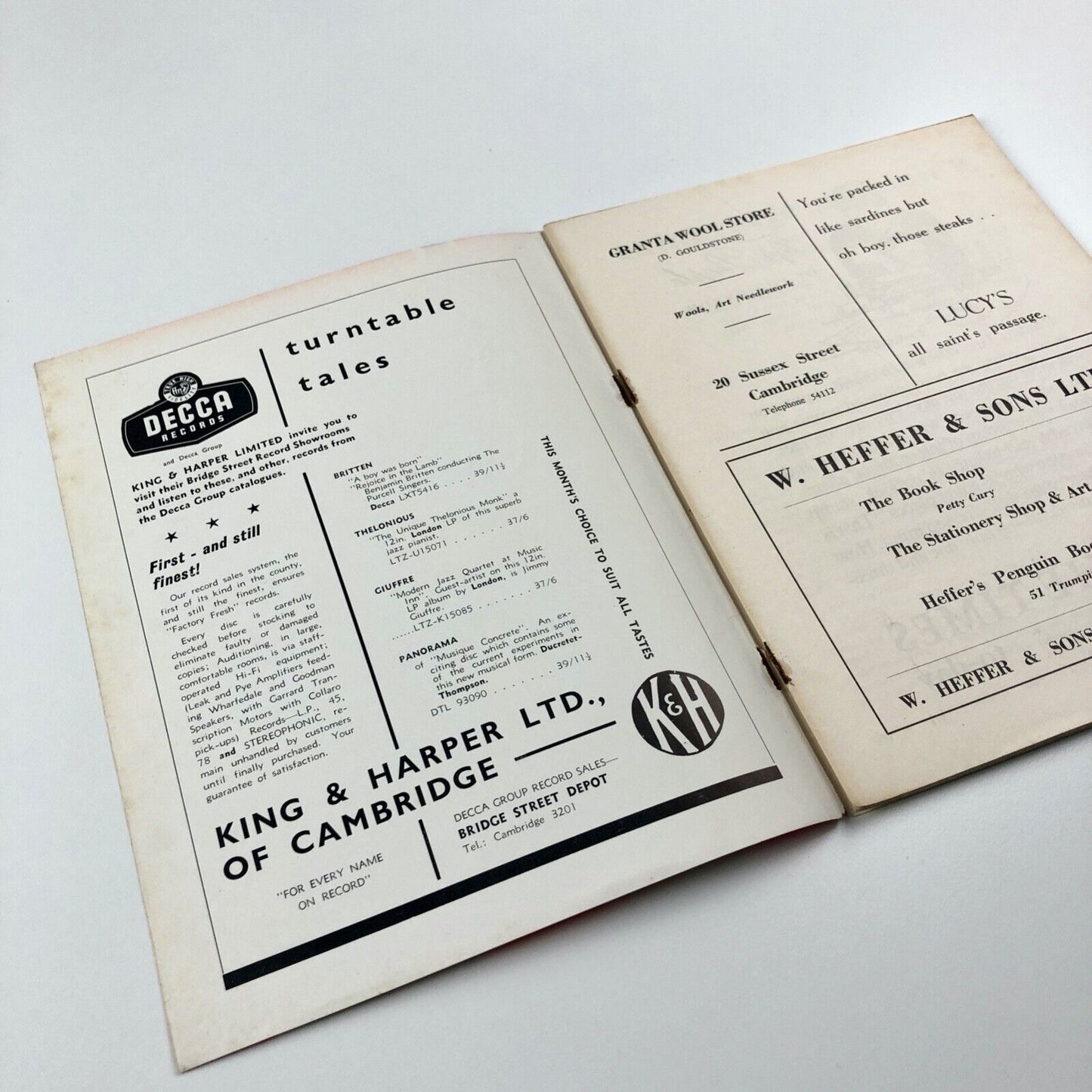 Cambridge Opinion magazine | No. 9, June 1958 | Edited by D.H.V. Brogan
