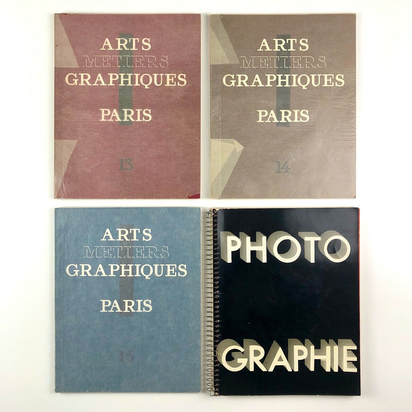 Arts et Métiers Graphiques Vols 1-68 1927-39 Charles Peignot 68 vols some Paul Rand ex-libris