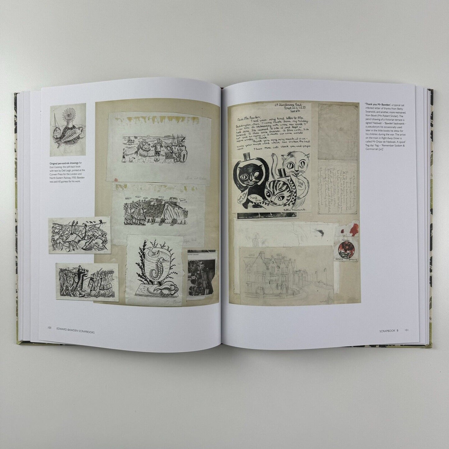 Edward Bawden Scrapbooks by Peyton Skipwith and Brian Webb LH | Signed by the authors