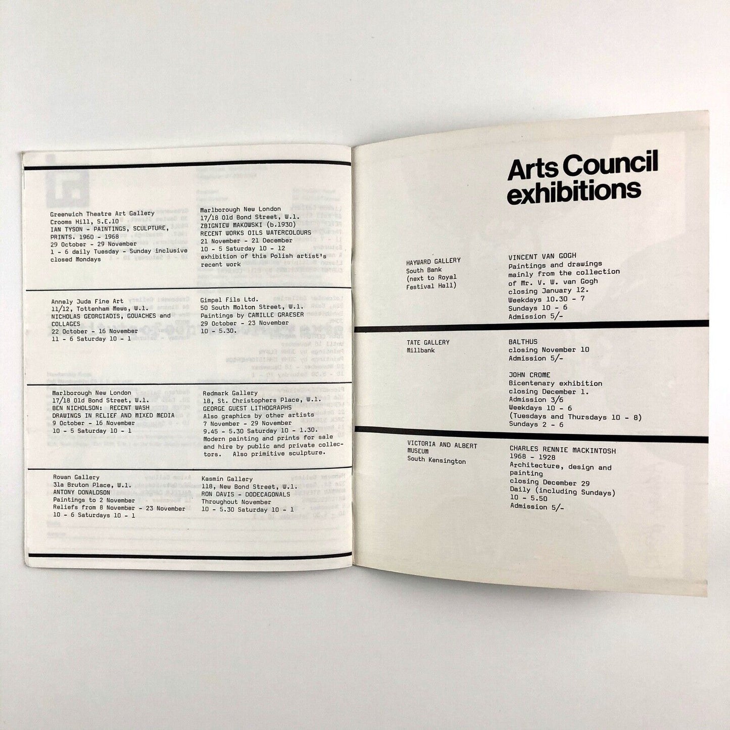 The Magazine of the Institute of Contemporary Arts | Guillaume Apollinaire, November 1968