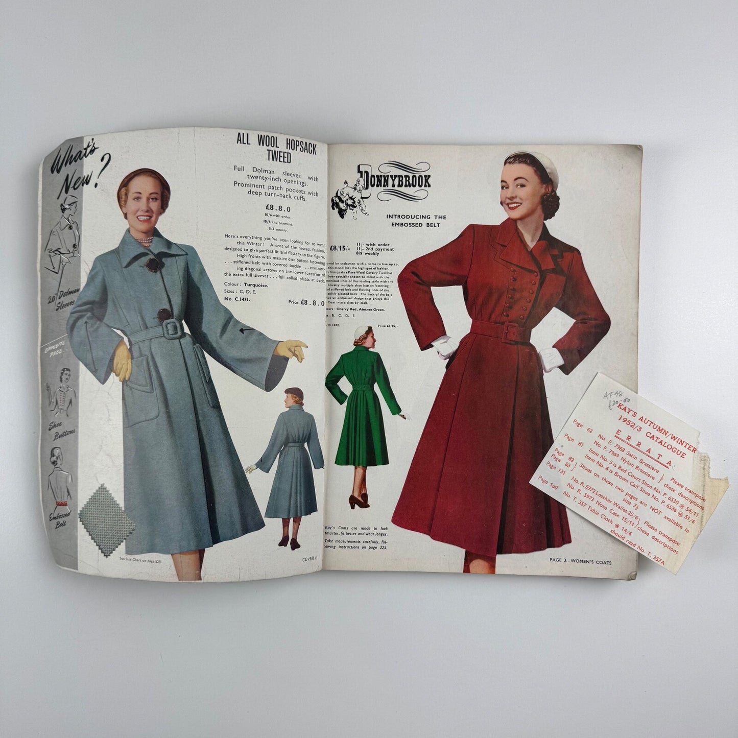 Kays catalogue Autumn and Winter 1952-3