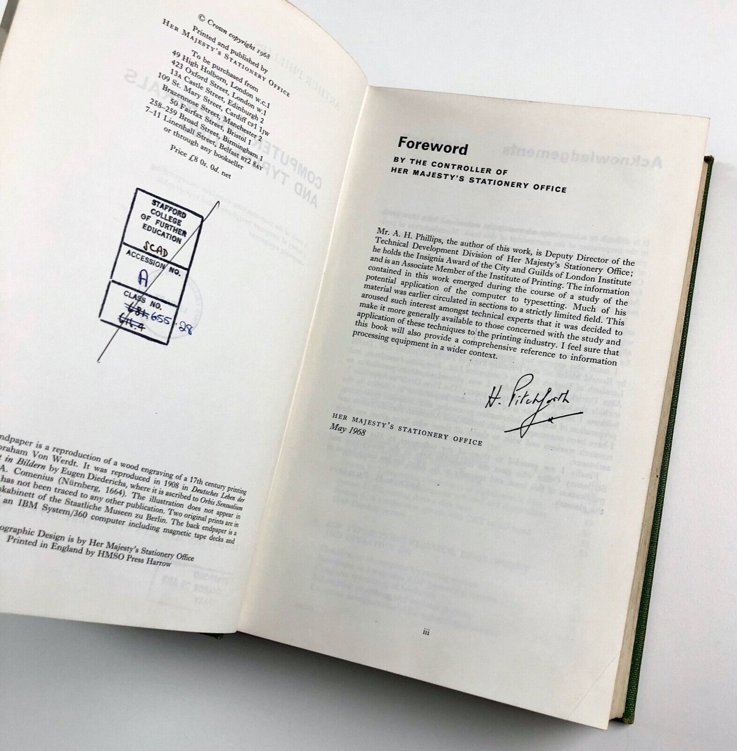 Computer Peripherals and Typesetting by Arthur Phillips | HMSO, 1968