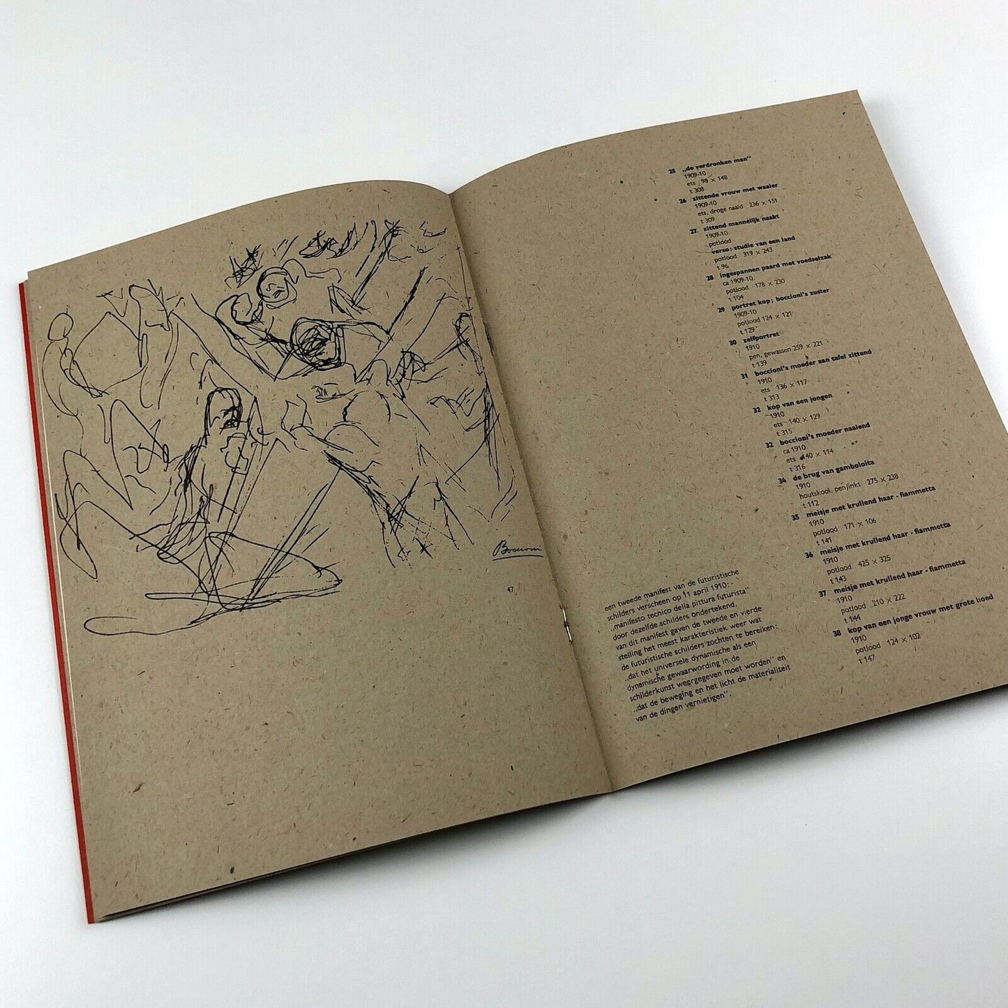 Umberto Boccioni | Stedelijk Museum exhibition catalogue, 1962 cat.no. 304