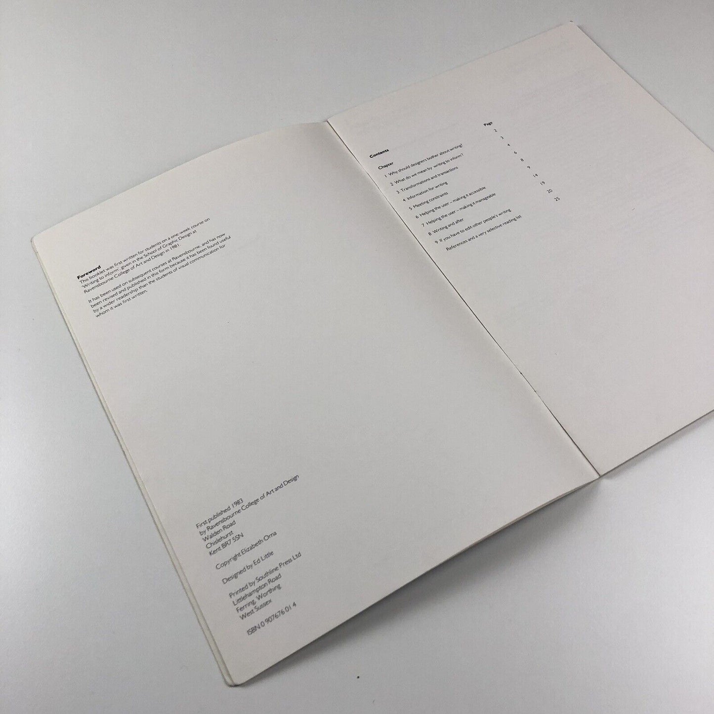 Writing to inform by Liz Orna | Ravensbourne College of Art and Design, 1983