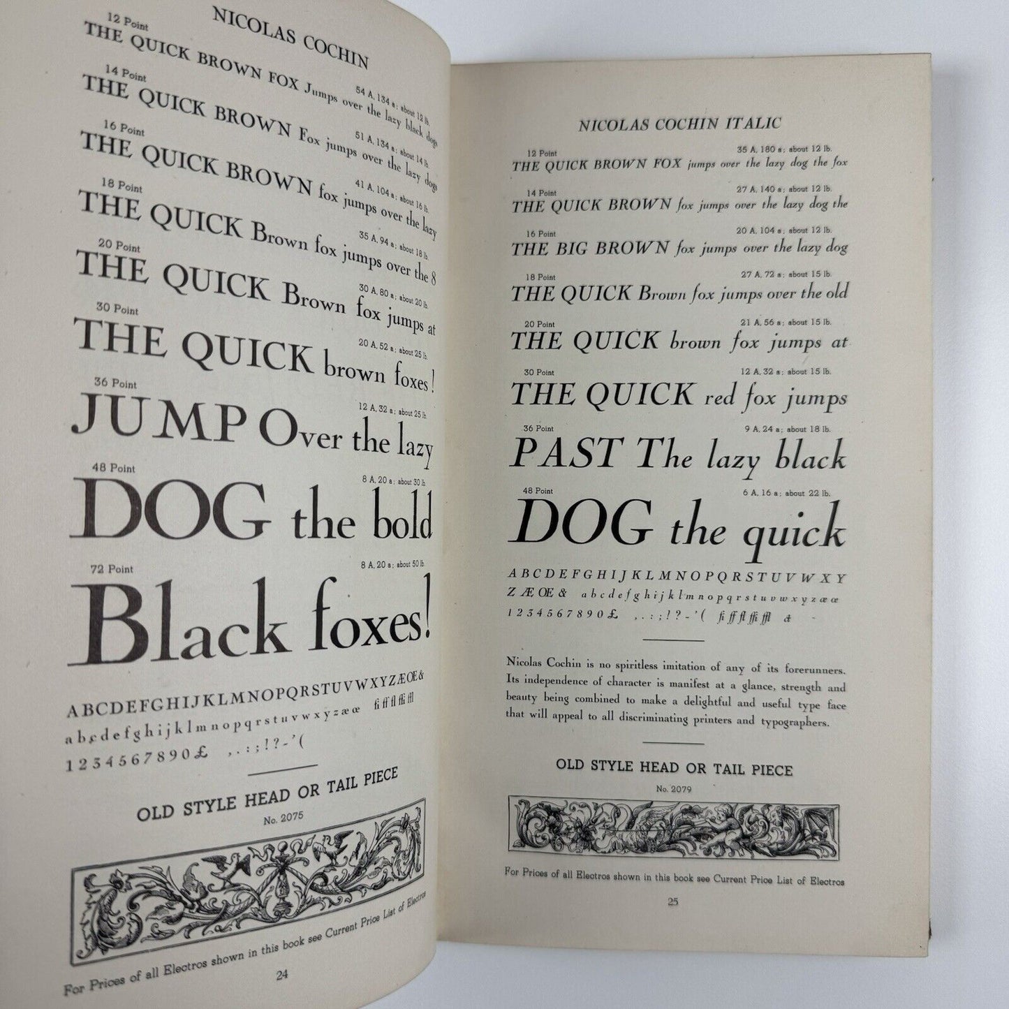 Stephenson Blake. Specimens of Printing Types, 1950