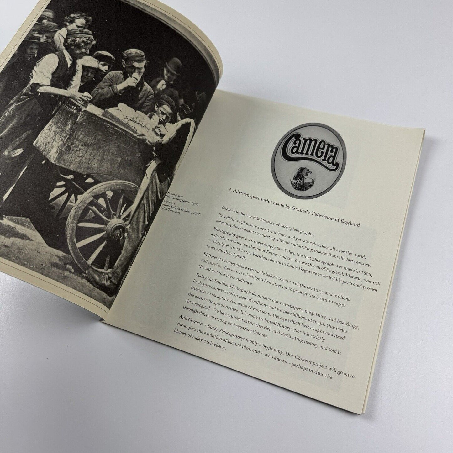 'Camera' the story of early photography | Granada television series accompanying leaflet
