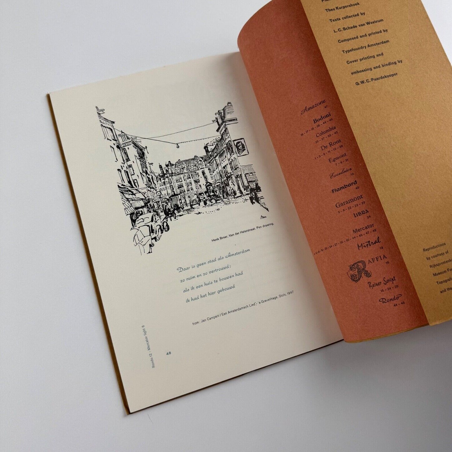 Letters from Amsterdam. Presented by Typefoundry Amsterdam to members of the tenth International Congress of Master Printers held in the Netherlands in June 1960