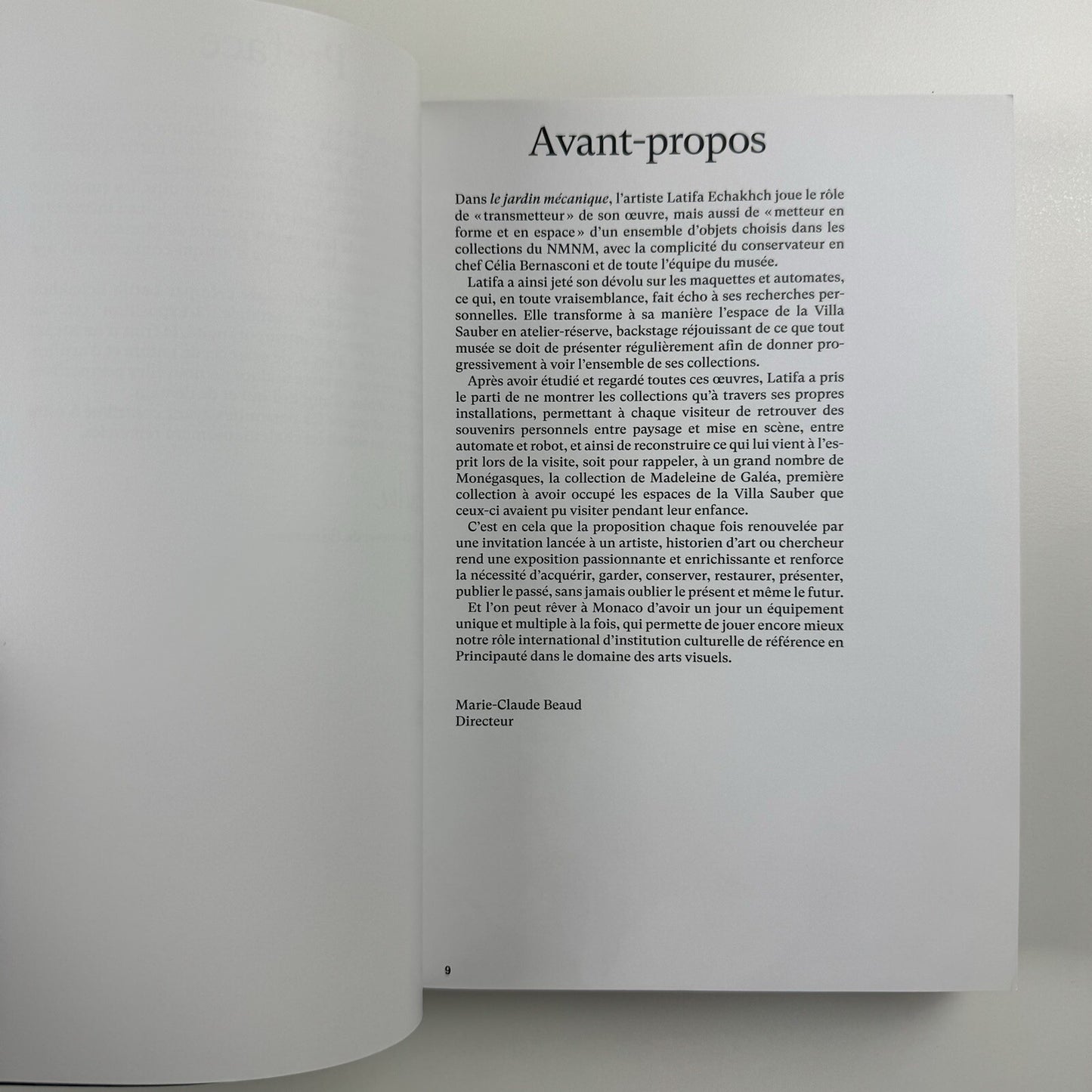 Latifa Echakhch: Le Jardin Mécanique | Nouveau Musée National de Monaco catalogue, 2019
