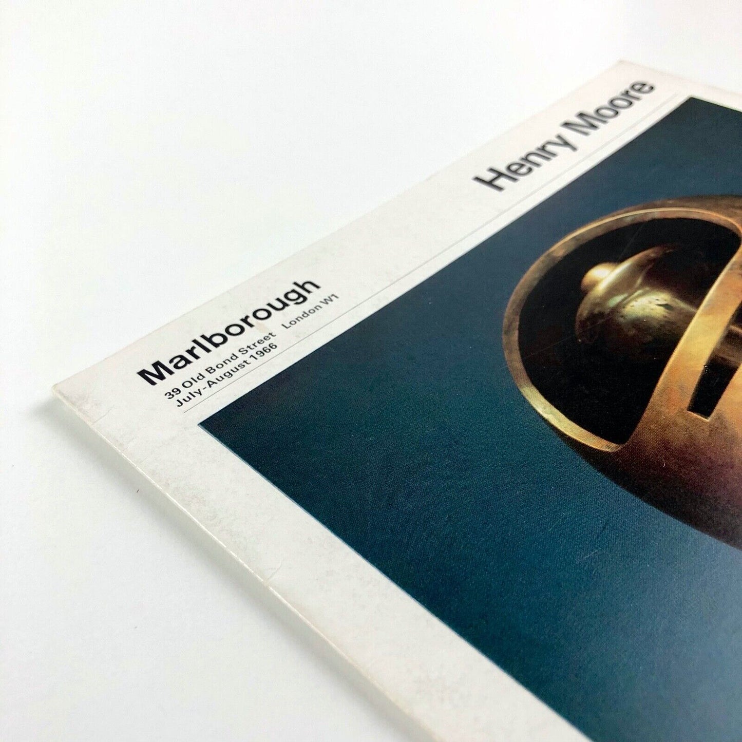 Henry Moore exhibition leaflet | Marlborough Fine Art, July – August 1966