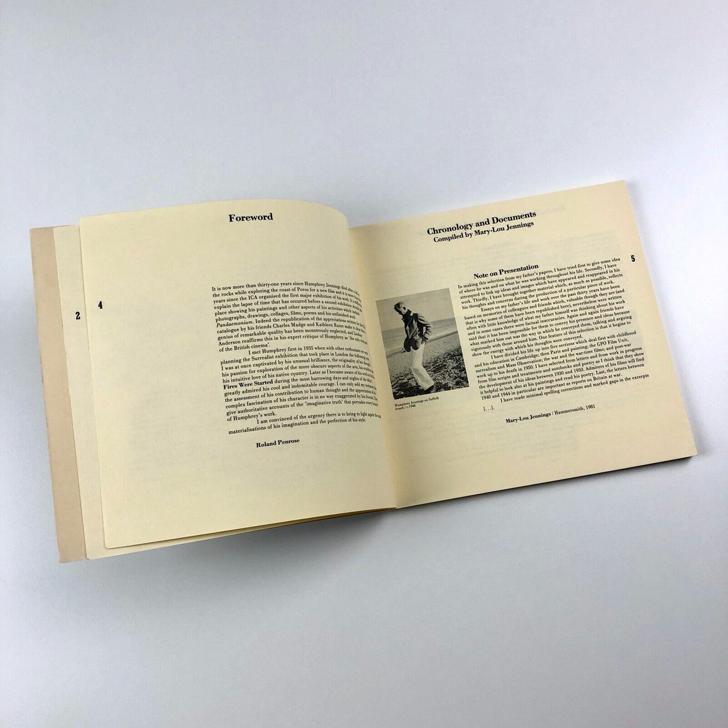 Humphrey Jennings: Film-maker, Painter, Poet | Edited by Mary-Lou Jennings | British Film Institute, 1982