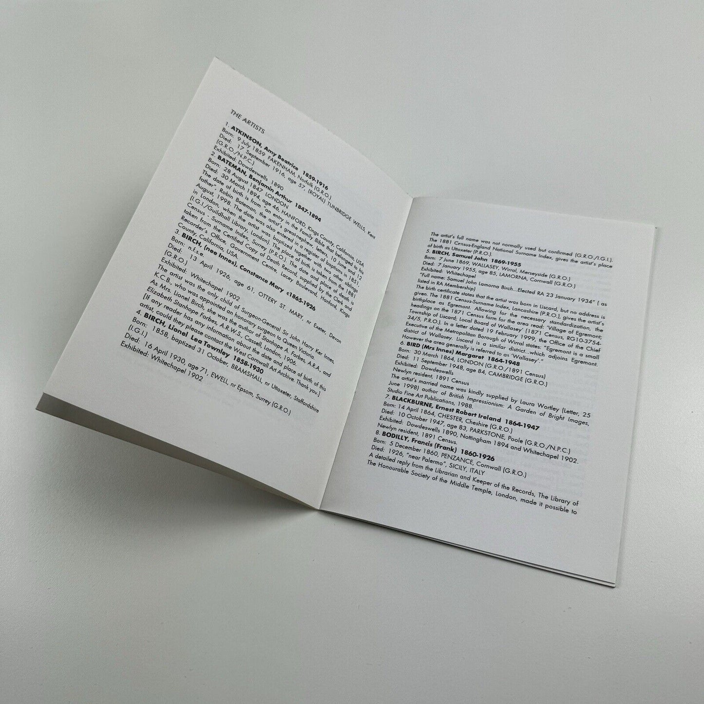 Every corner was a picture. 50 artists of the Newlyn Art Colony 1880-1900. A checklist | Compiled by George Bednar for West Cornwall Art Archive, 1999