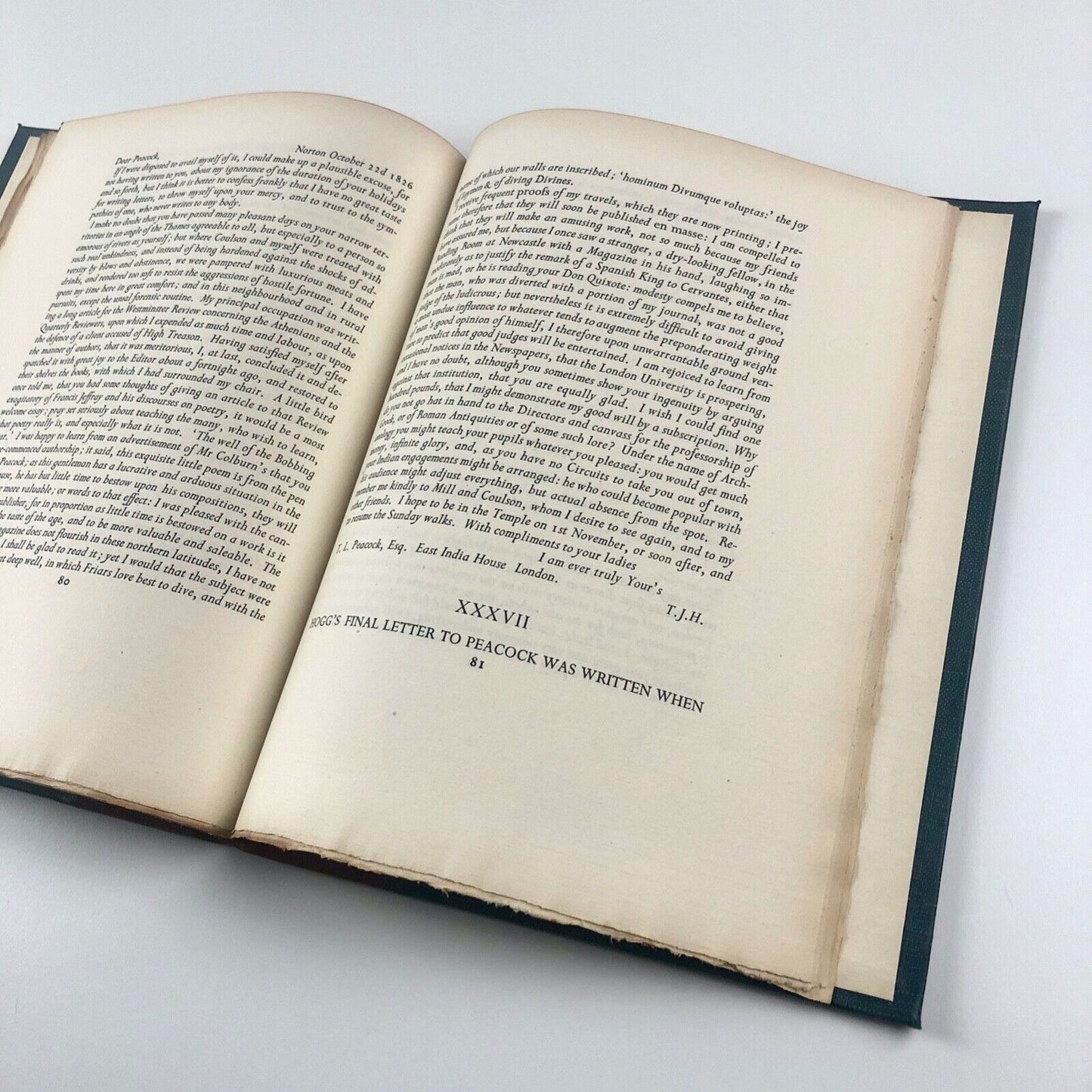 The Athenians being correspondence between Thomas Jefferson Hogg and his friends...edited by Walter Sidney Scott | Golden Cockerel Press, 1943