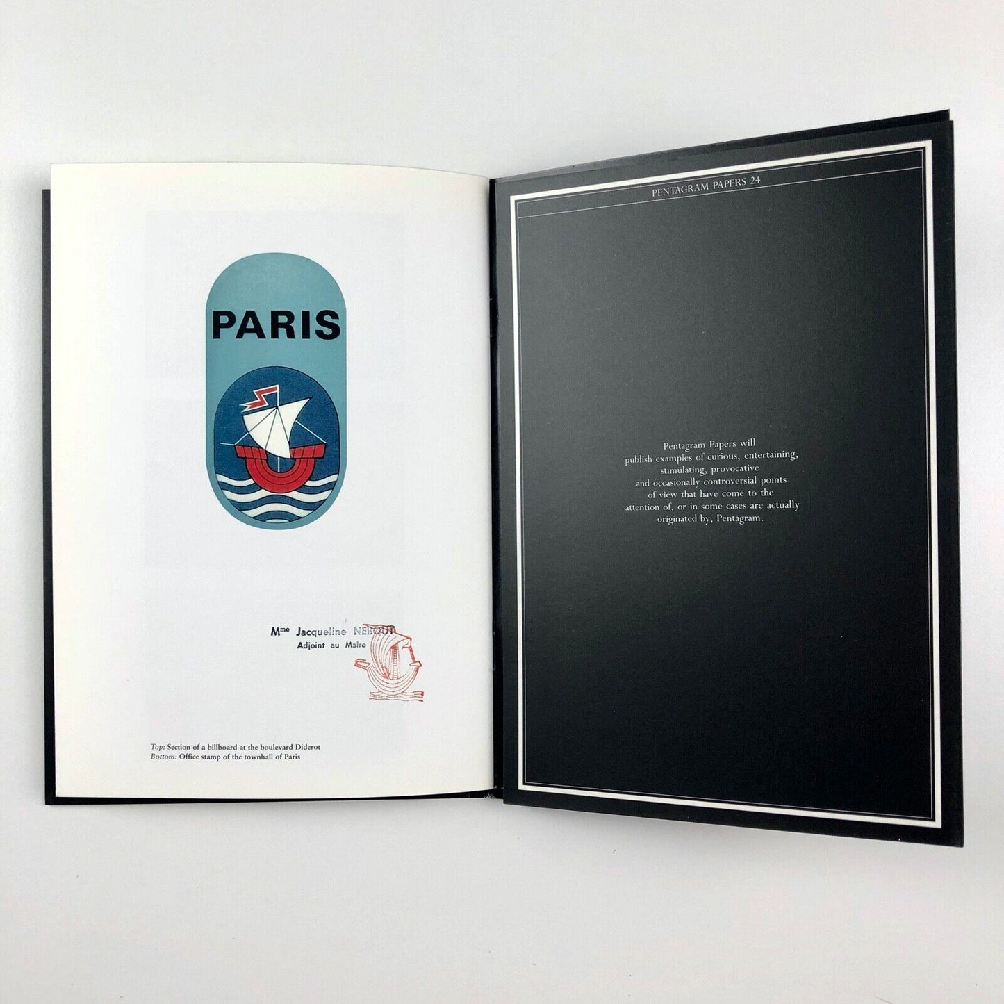 Pentagram Papers 24: The Arms of Paris | 1996