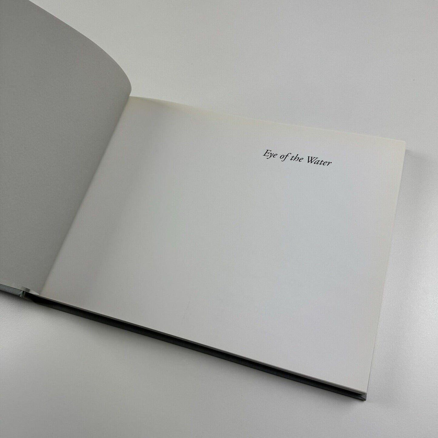 Eye of the Water. Ojo de Agua – Thomas Joshua Cooper | PaceWildenstein, 2007 | Signed copy