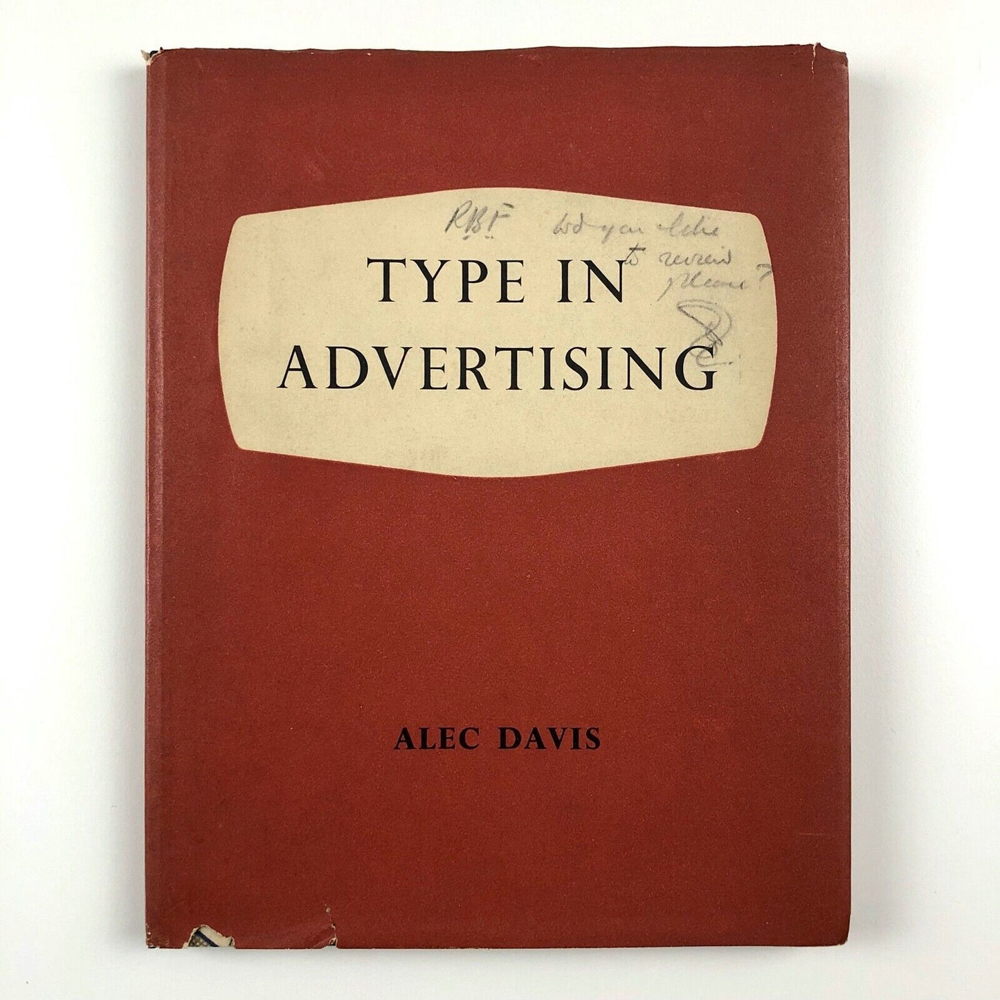 Alec Davis – Type in Advertising | Published by Raithby, Lawrence & Company, c.1950
