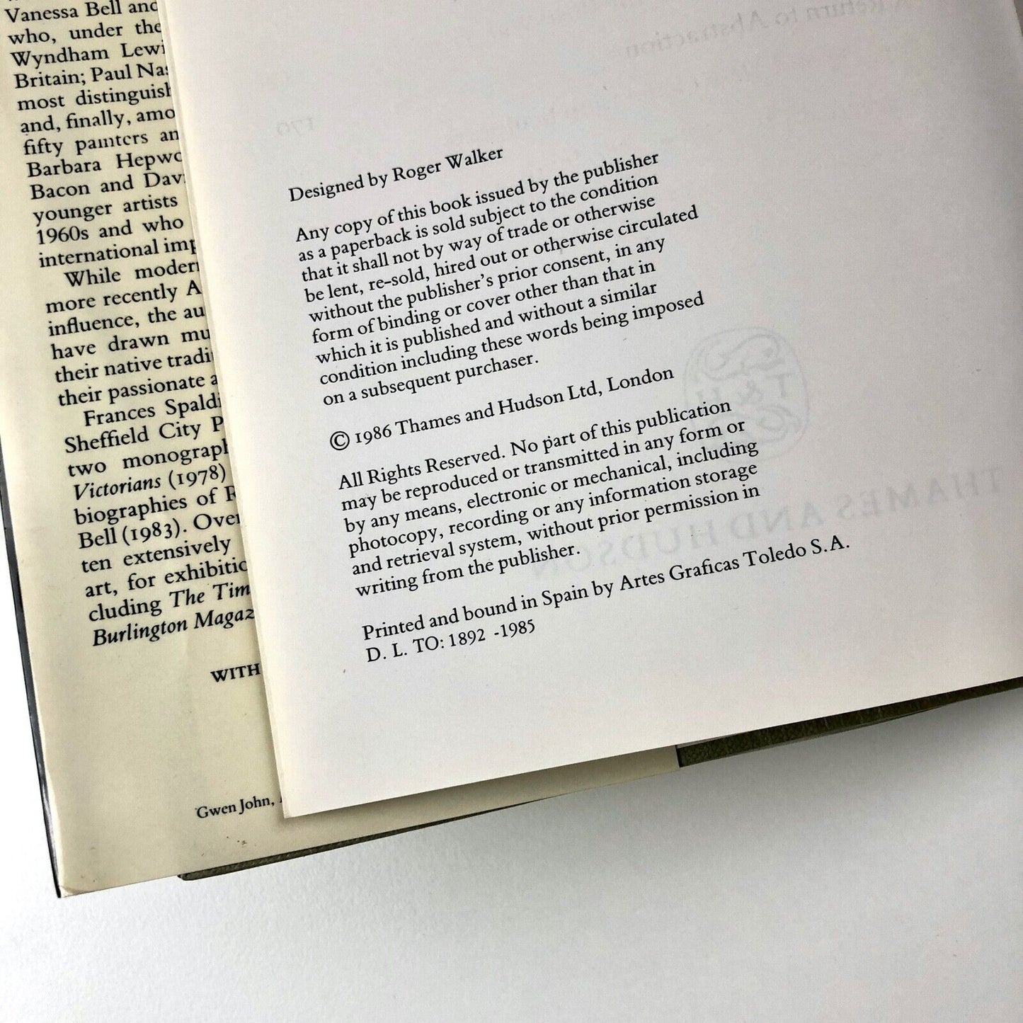 British Art Since 1900 by Frances Spalding | Thames & Hudson, 1986