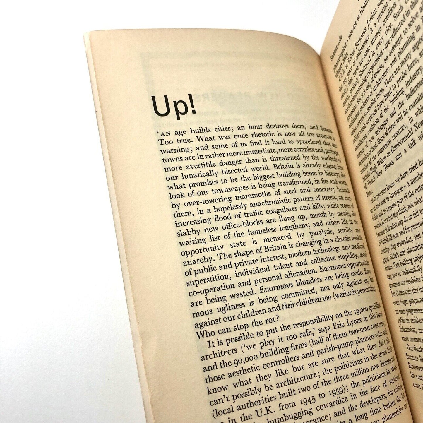 The Twentieth Century, Summer 1962. Vol CLXXII No 1014 | Up! Rebuilding Britain