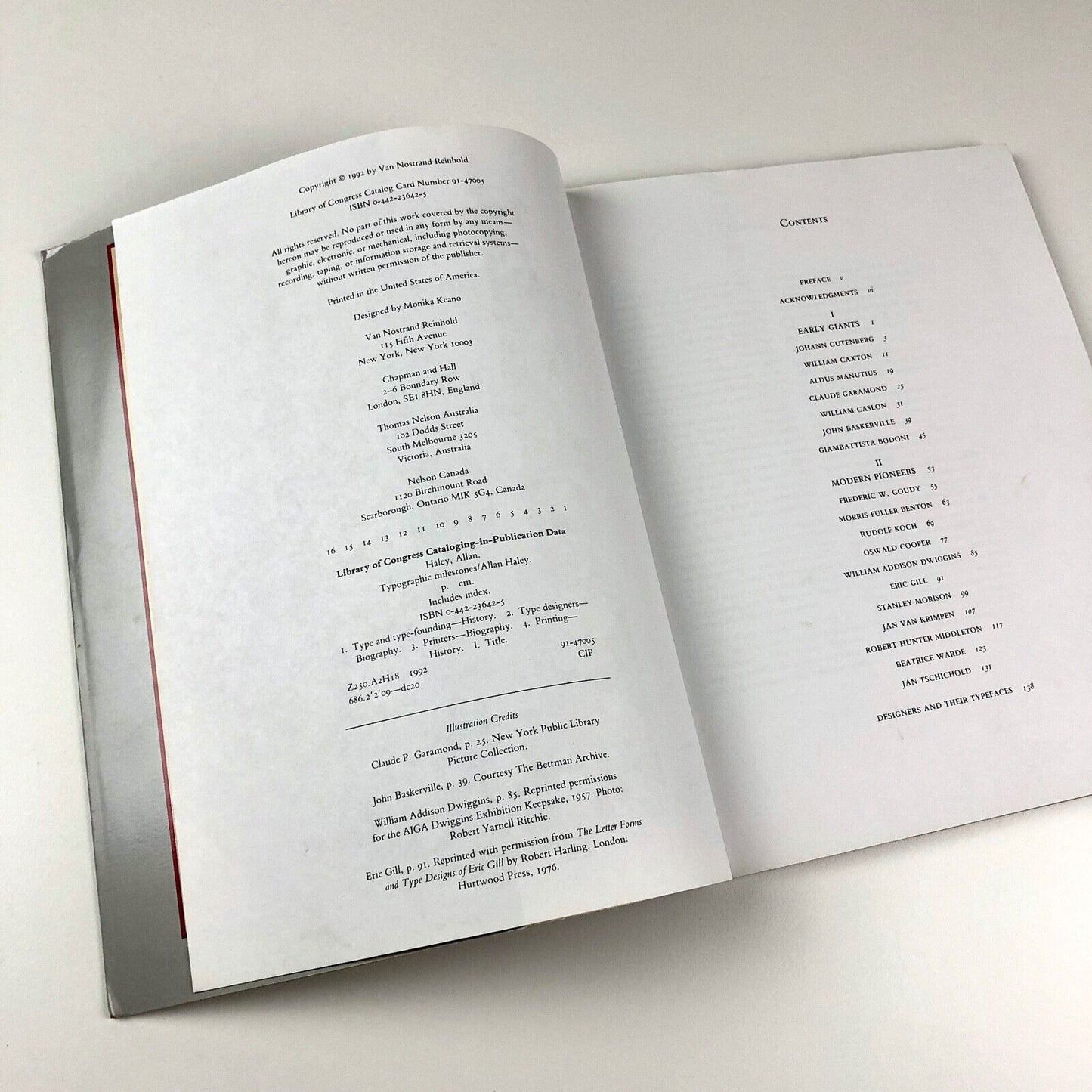 Typographic Milestones by Allan Haley | Van Nostrand Reinhold, 1992