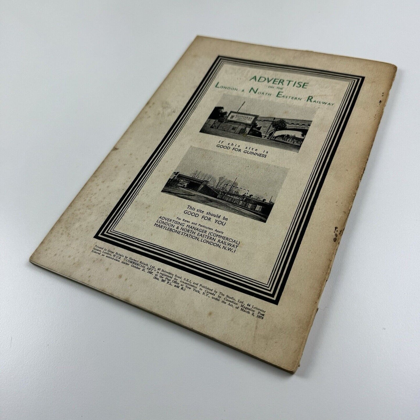 Commercial Art – The Advertisers Magazine | November 1930, No 53 | The Studio