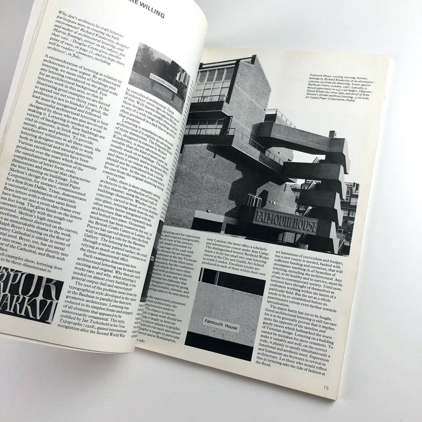 Crafts magazine | Crafts Council | No 56, May/June 1982 Includes articles on Bernard Leach, architectural lettering, private presses, Ironwork at the V&A, Susan Bosence