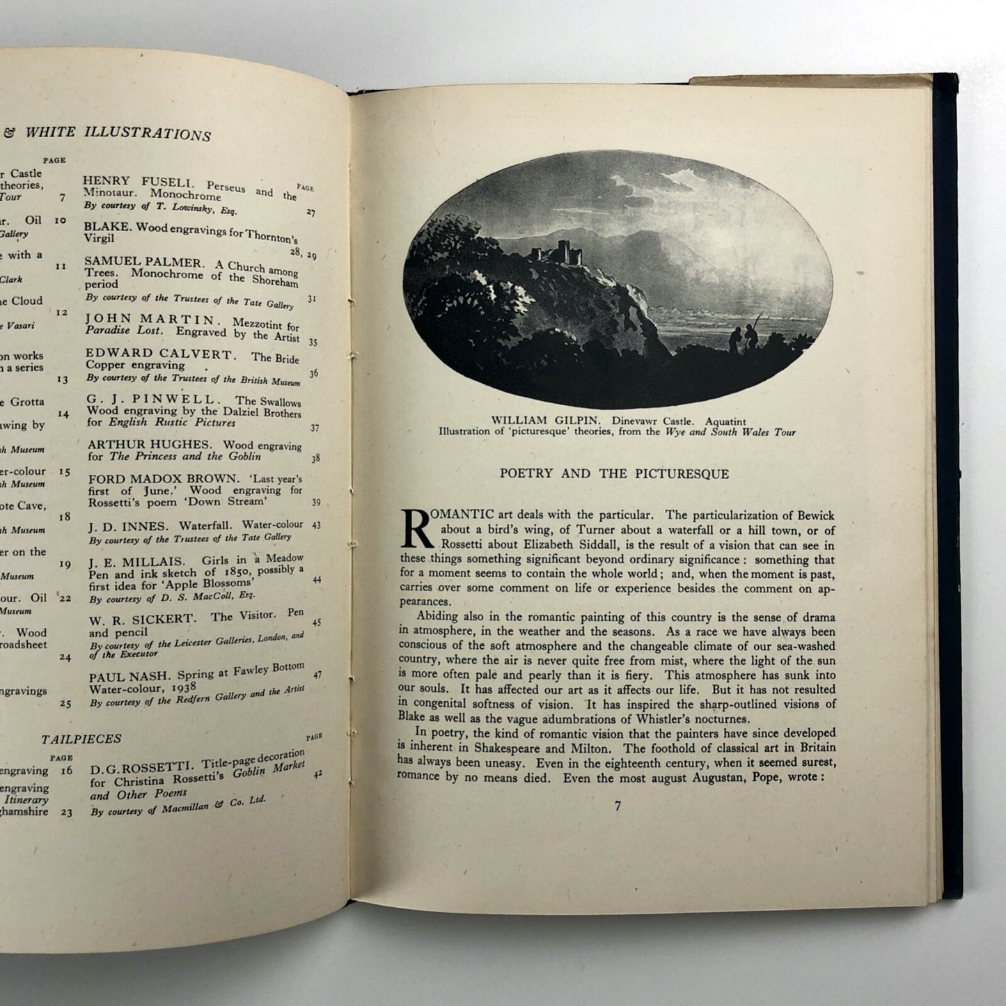 British Romantic Artists by John Piper | William Collins, 1942