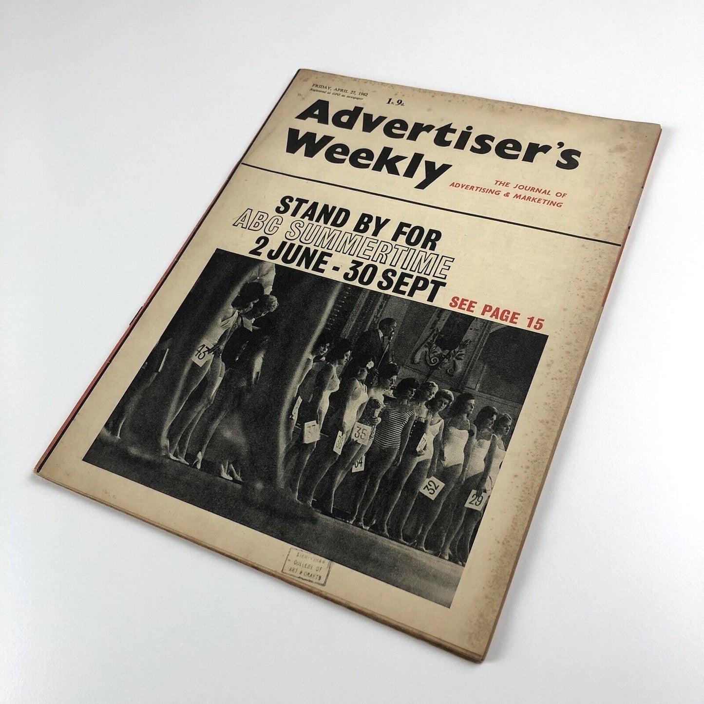 Advertiser’s Weekly | The Journal of Advertising & Marketing | 27 April 1962