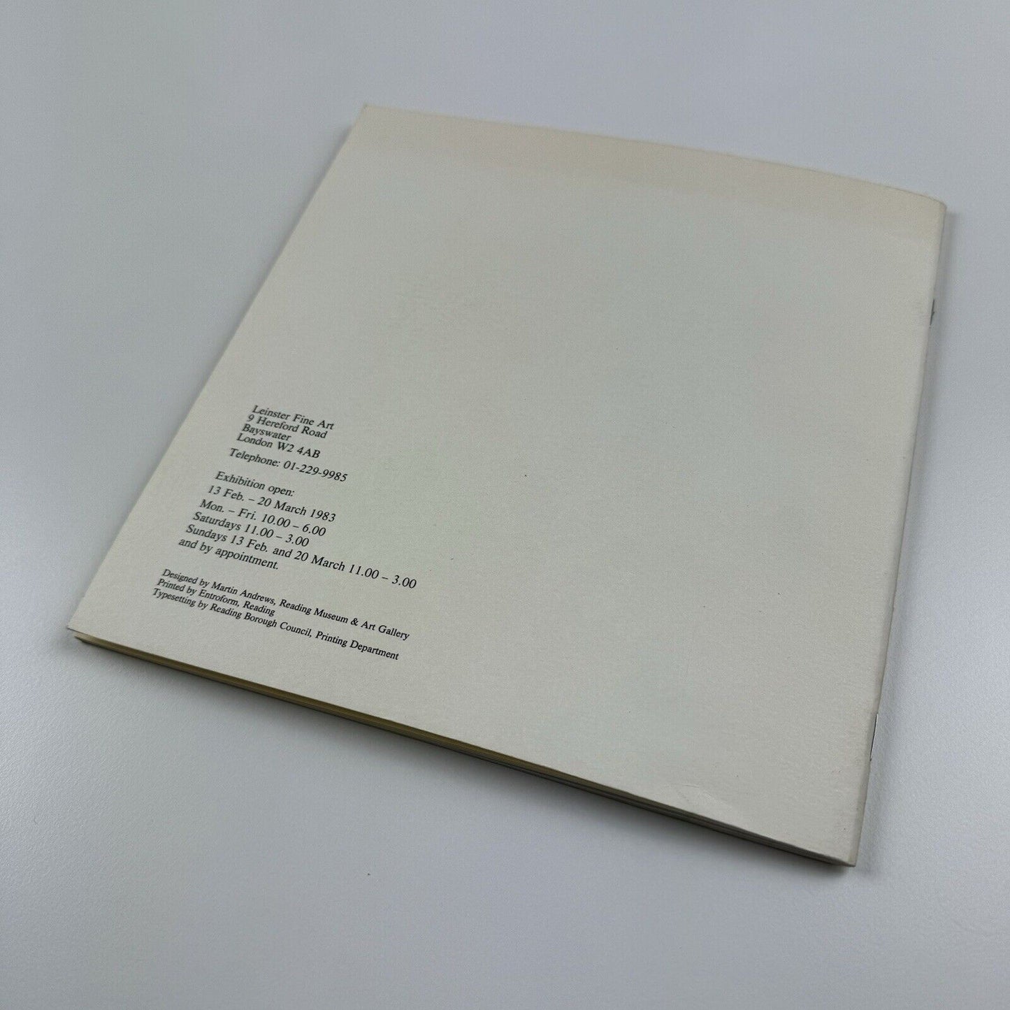 Homage to Leonard Baskin A tribute on his 60th birthday | Leinster Fine Art, 1982/3