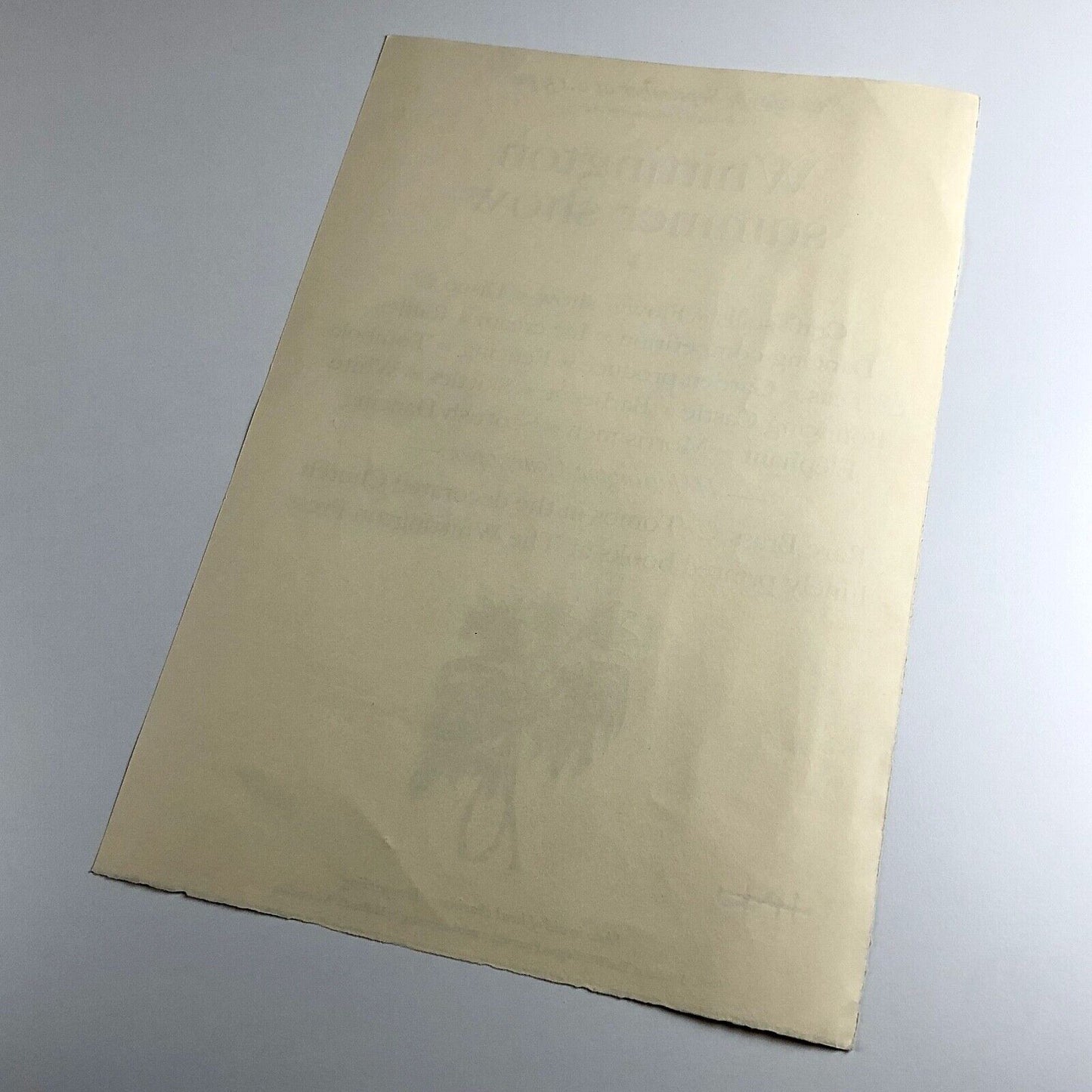 The Whittington Press summer show poster | Engraving by Hellmuth Weissenborn