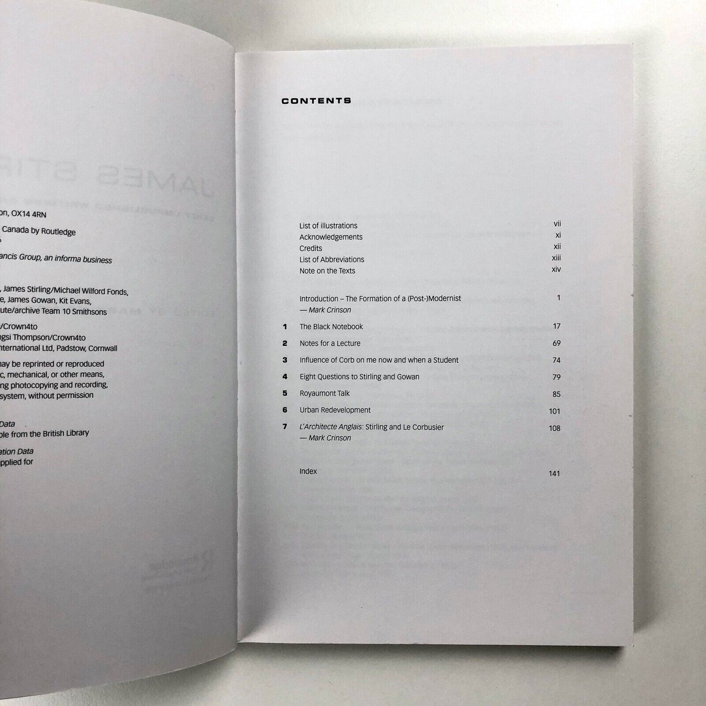 James Stirling: Early Unpublished Writings on Architecture | Mark Crinson, 2010