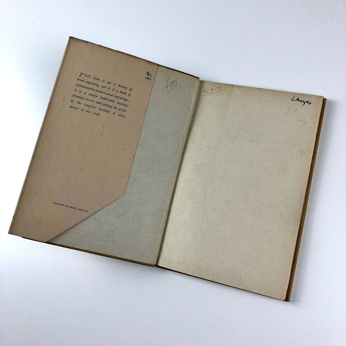 A Manual on Wood Engraving | Written & Illustrated by L. A. Doust | 1942 edition