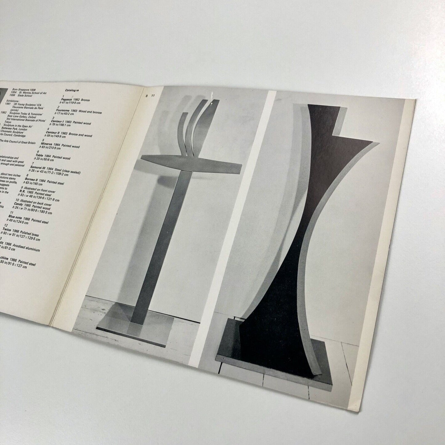 Kim Lim. Sculpture | Axiom Gallery 1966 | Jasia Reichardt introduction