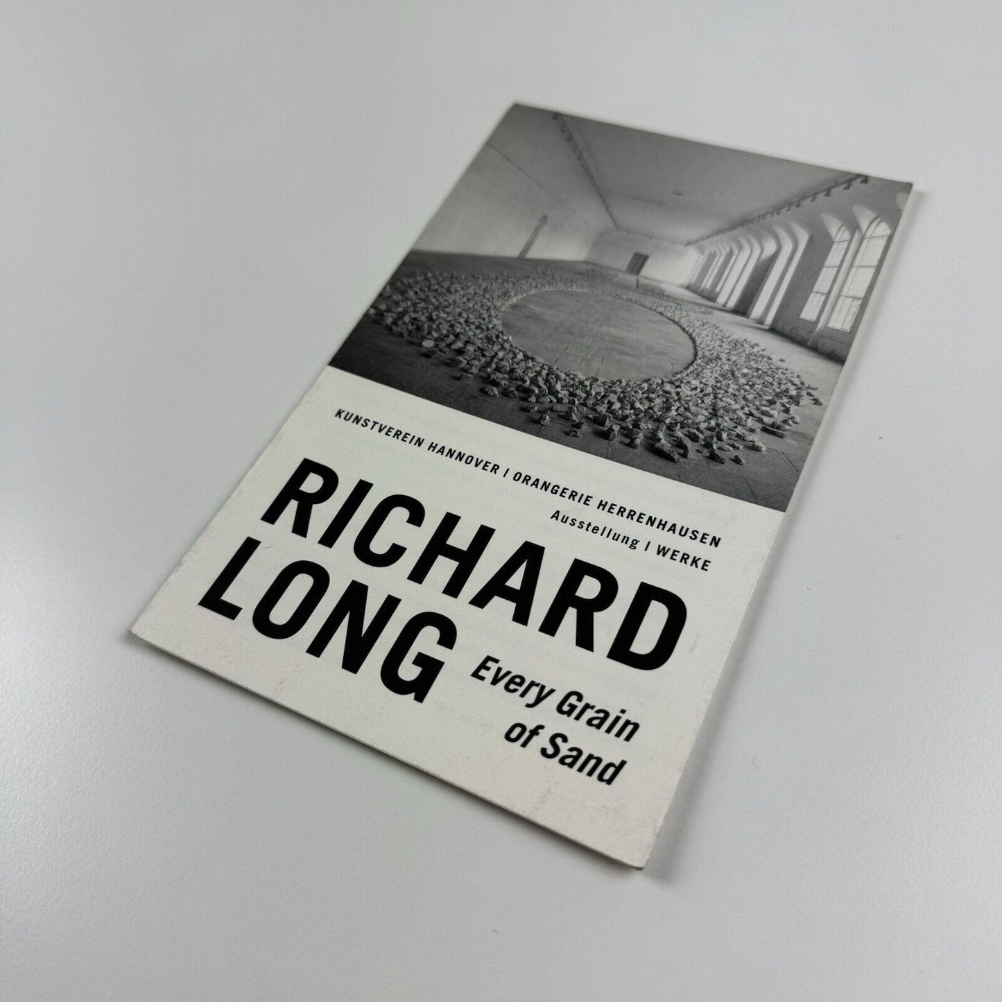 Gallery leaflet Richard Long. Every Grain of Sand | Kunstverein Hannover, undated