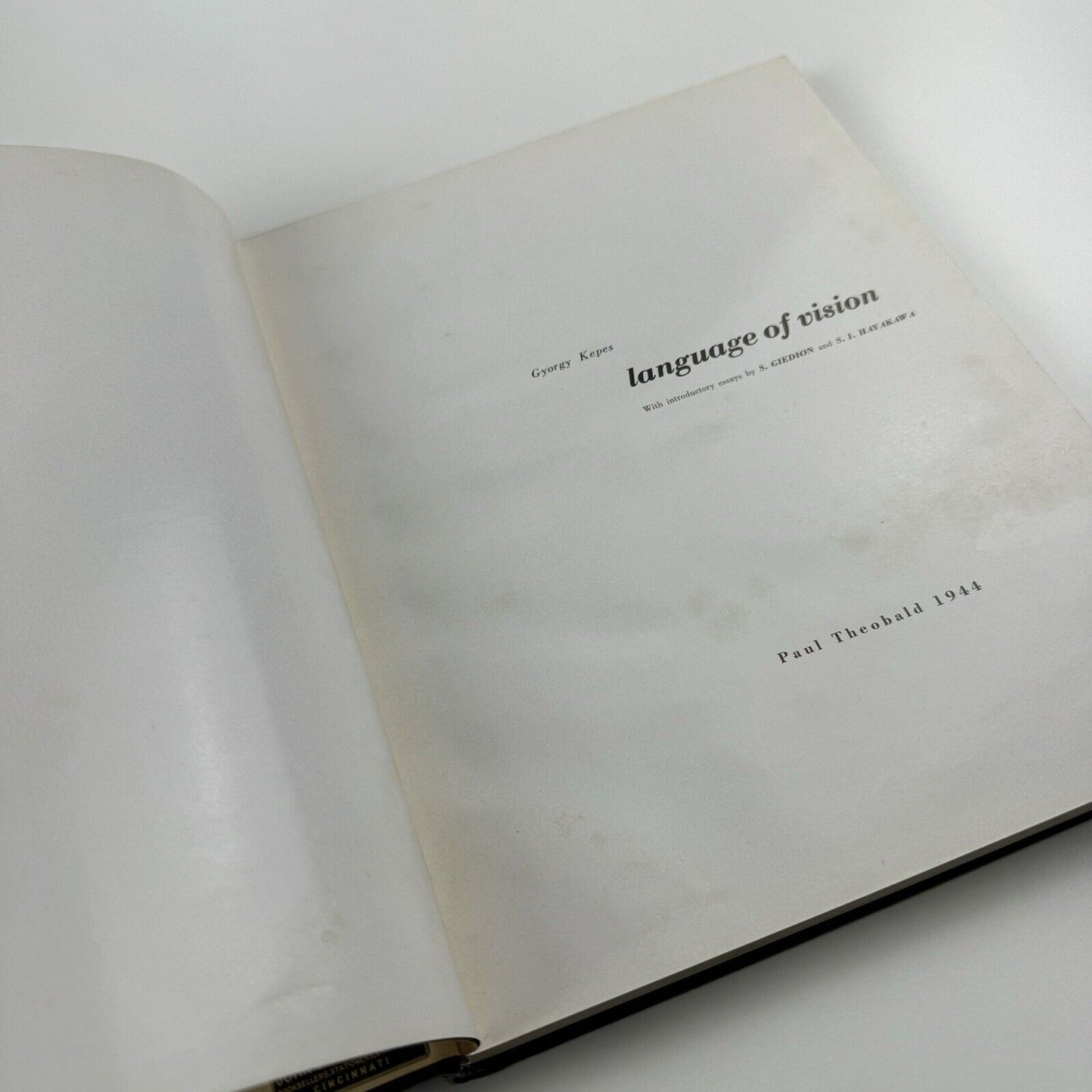 Language of Vision by Gyorgy Kepes | Paul Theobald, 1944