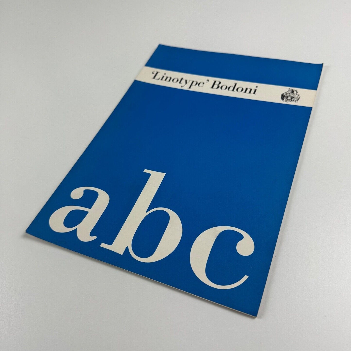 Linotype Bodoni. Type specimen sheet. Undated, maybe 1967