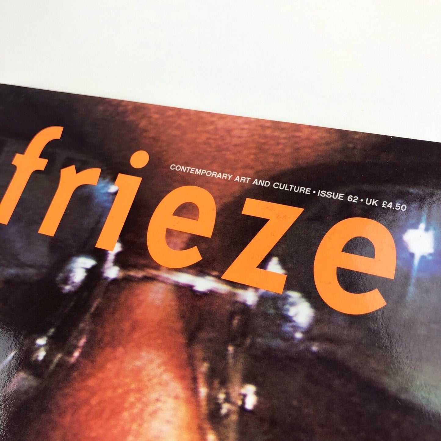 Frieze – Contemporary Art and Culture magazine | Issue 62 (UK), October 2001