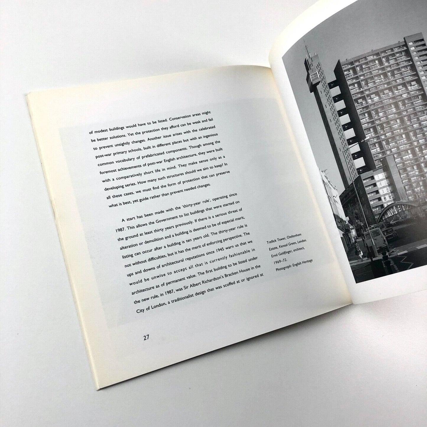 A Change of Heart: English Architecture Since the War | Royal Commission on the Historical Monuments of England and English Heritage, 1992