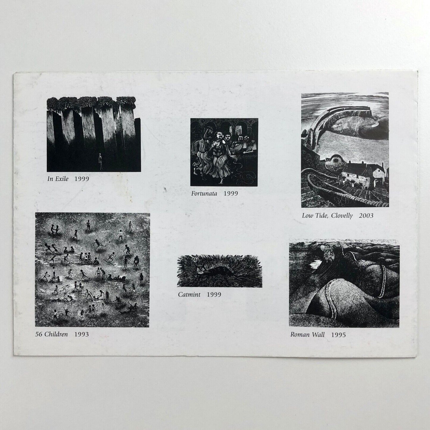Leaflet for Wood Engravings by Hilary Paynter | 20th Century Gallery, 2004
