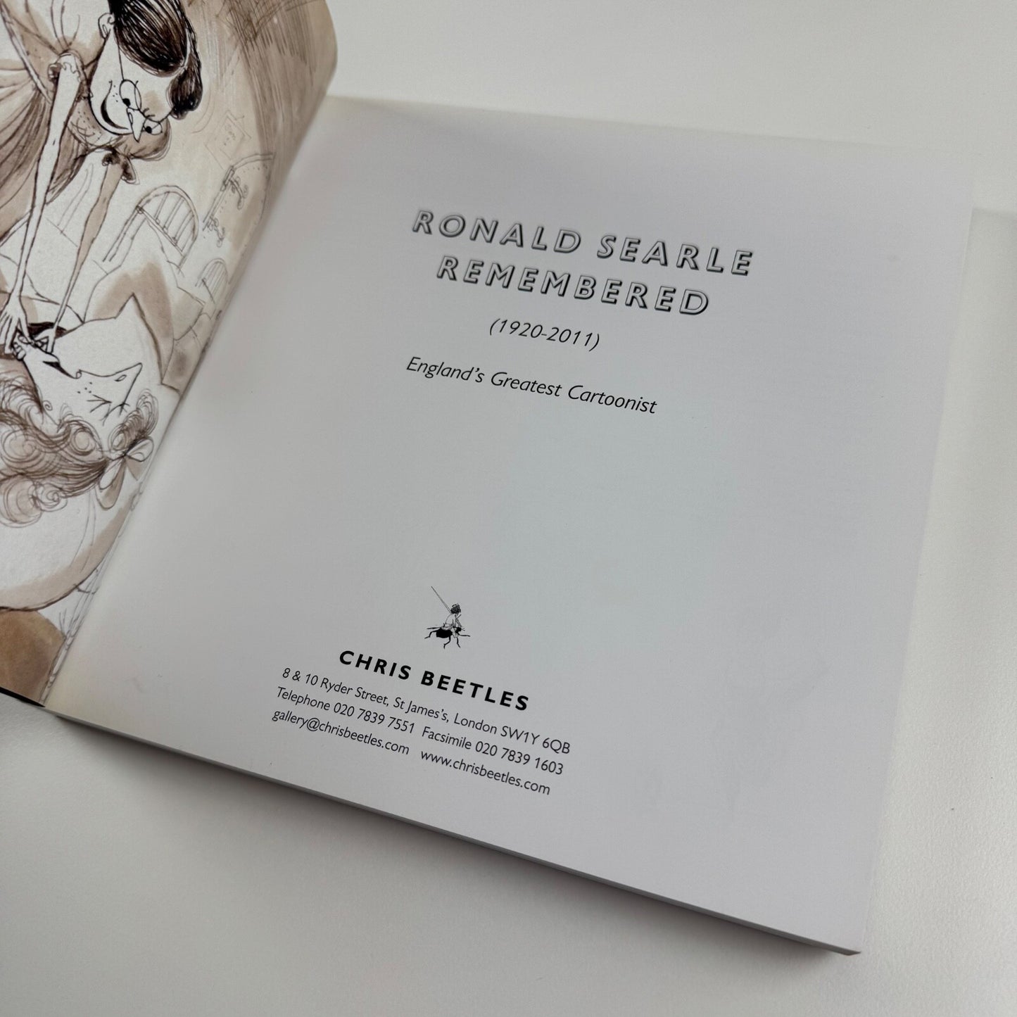 Ronald Searle Remembered | Chris Beetles, 2012 incl. price list