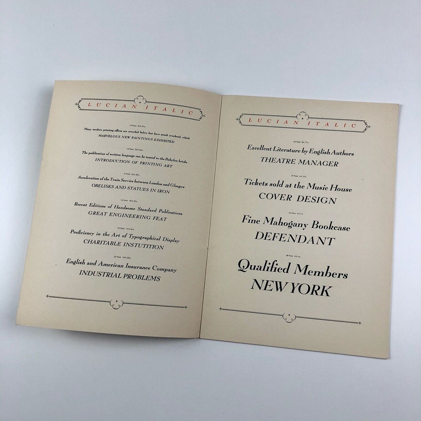 Two important additions to the Bernhard Family | Bauer Type Foundry type specimen booklet