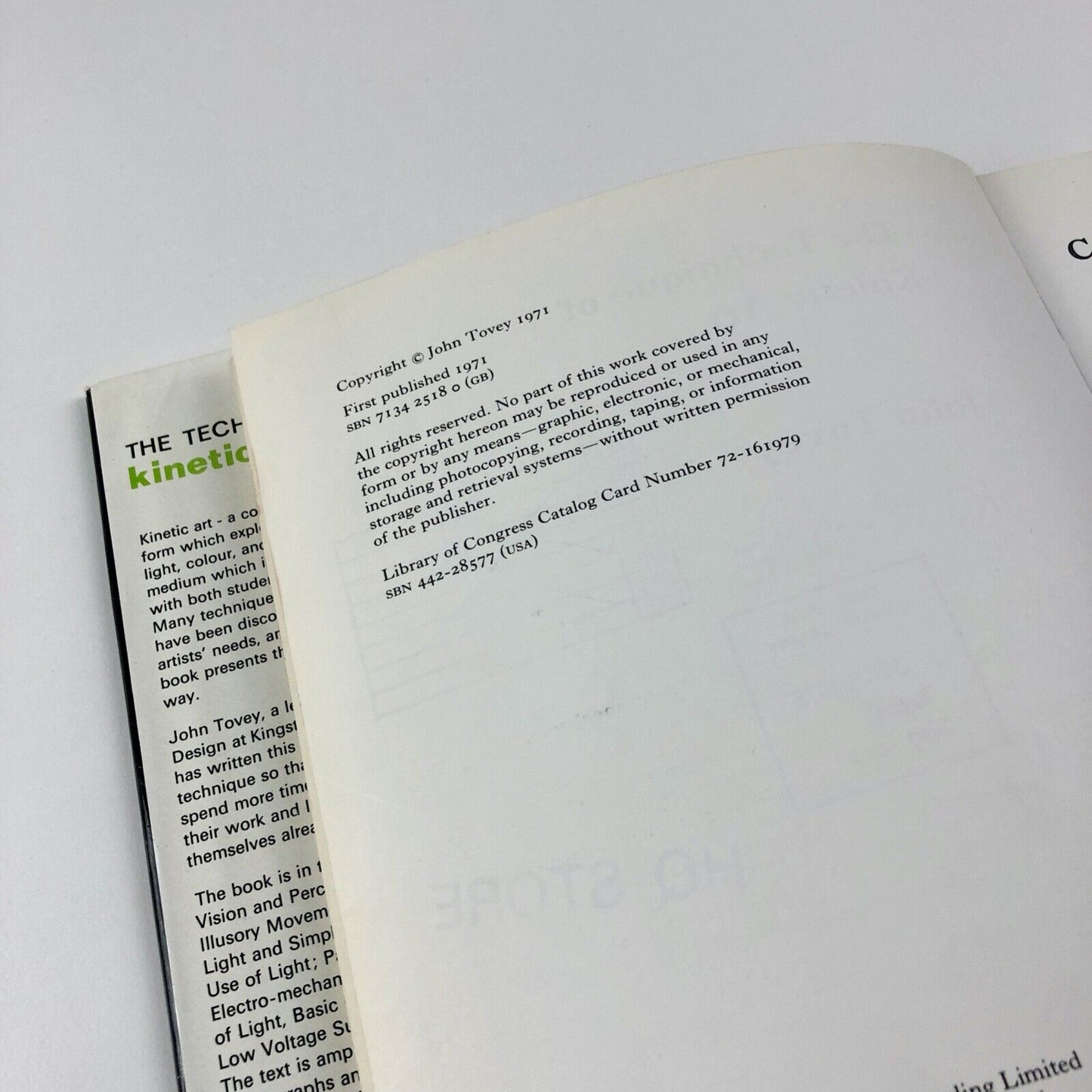 The technique of kinetic art by John Tovey | Batsford, 1971