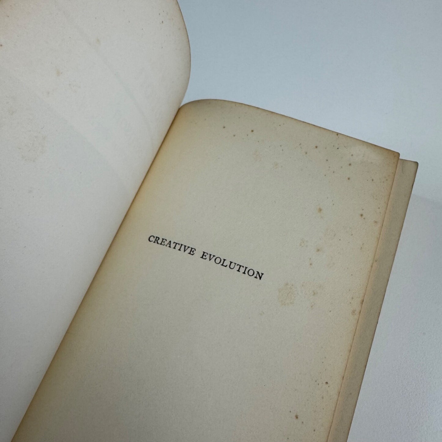 Creative Evolution by Henri Bergson | Macmillan, 1964. Paperback