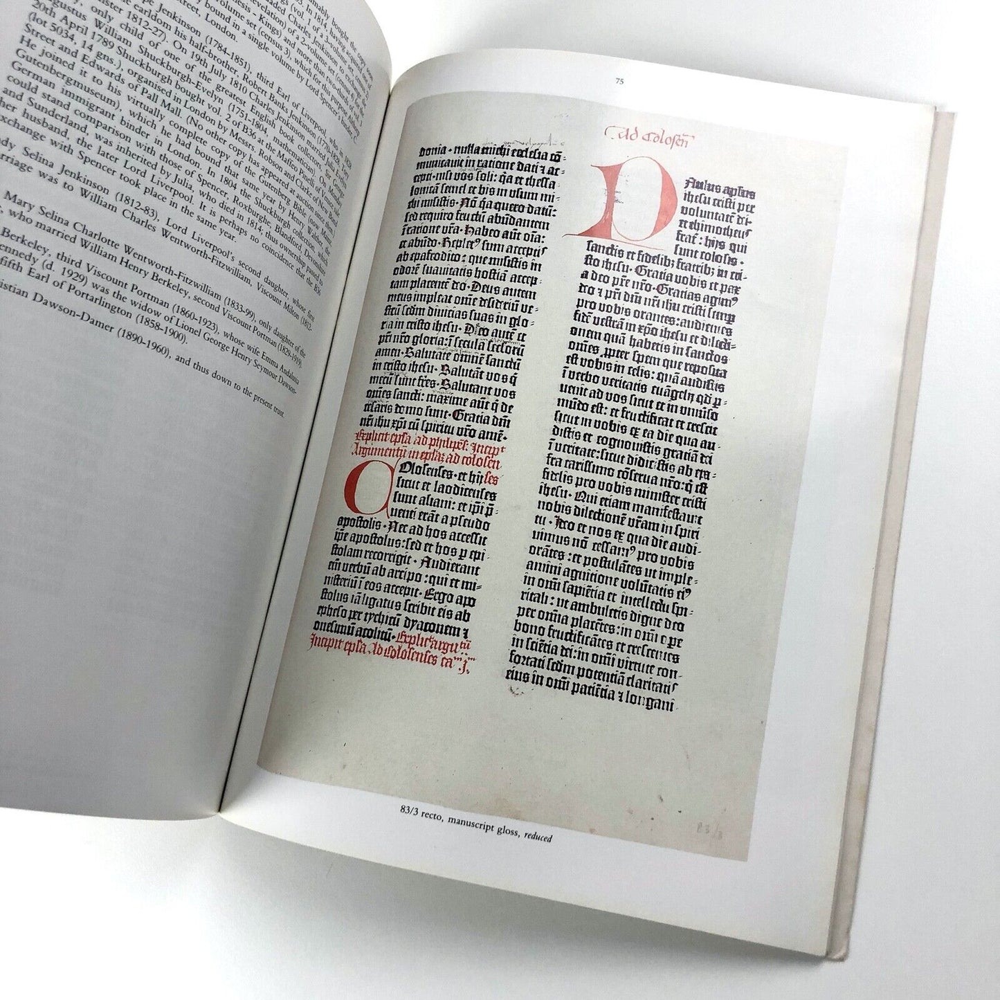 The Würzburg Schottenkloster – Spencer – Liverpool Copy of the 36-line Bible | Christie's auction catalogue, 1991