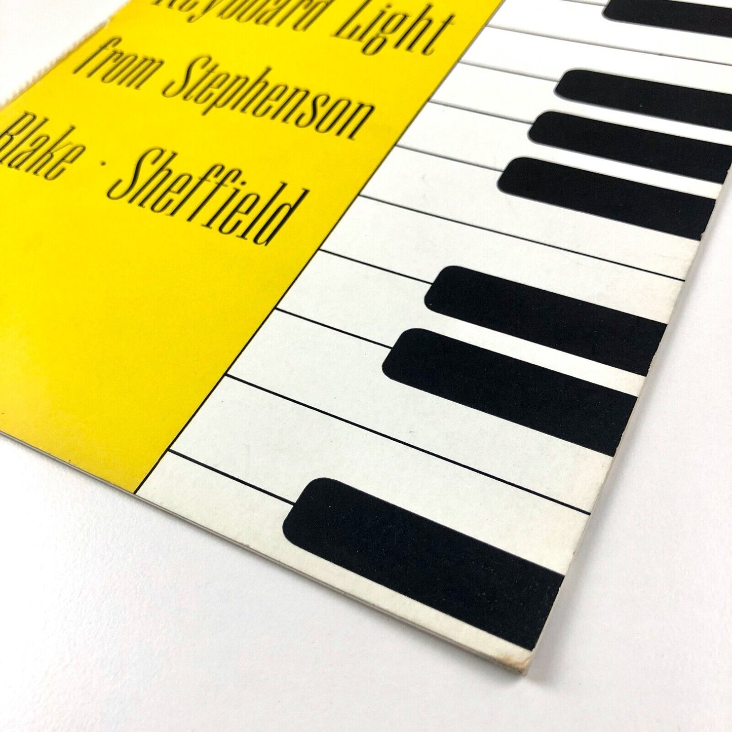 Keyboard and Keyboard Light | Stephenson Blake type specimen booklet