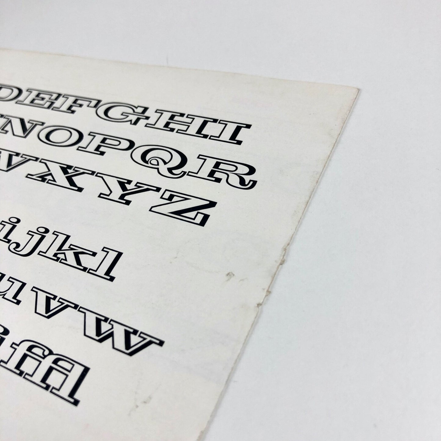 Egyptian Expanded Open | Stephenson Blake type specimen | Print in Britain, 1959