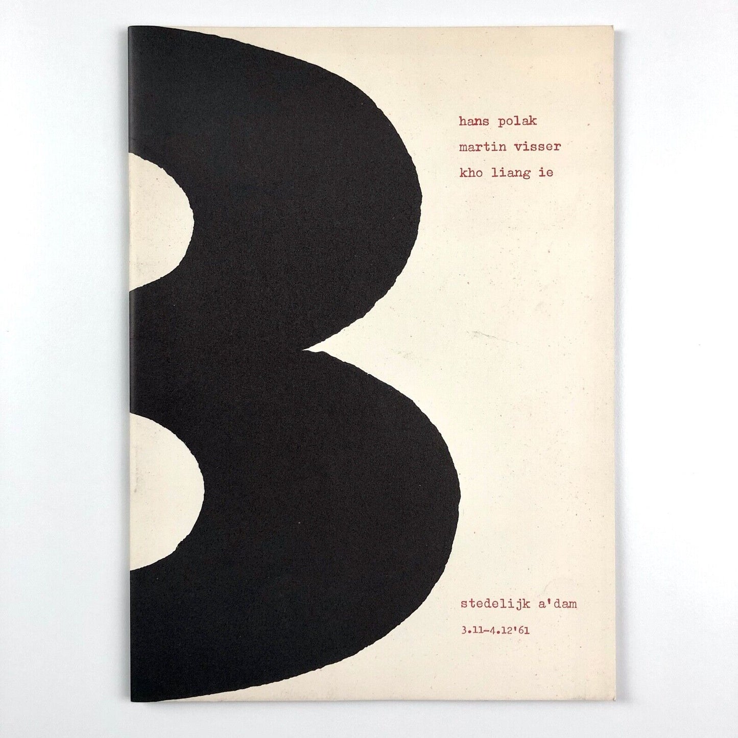 Hans Polak, Martin Visser, Kho Liang Ie | Stedelijk exhibition catalogue, 1962