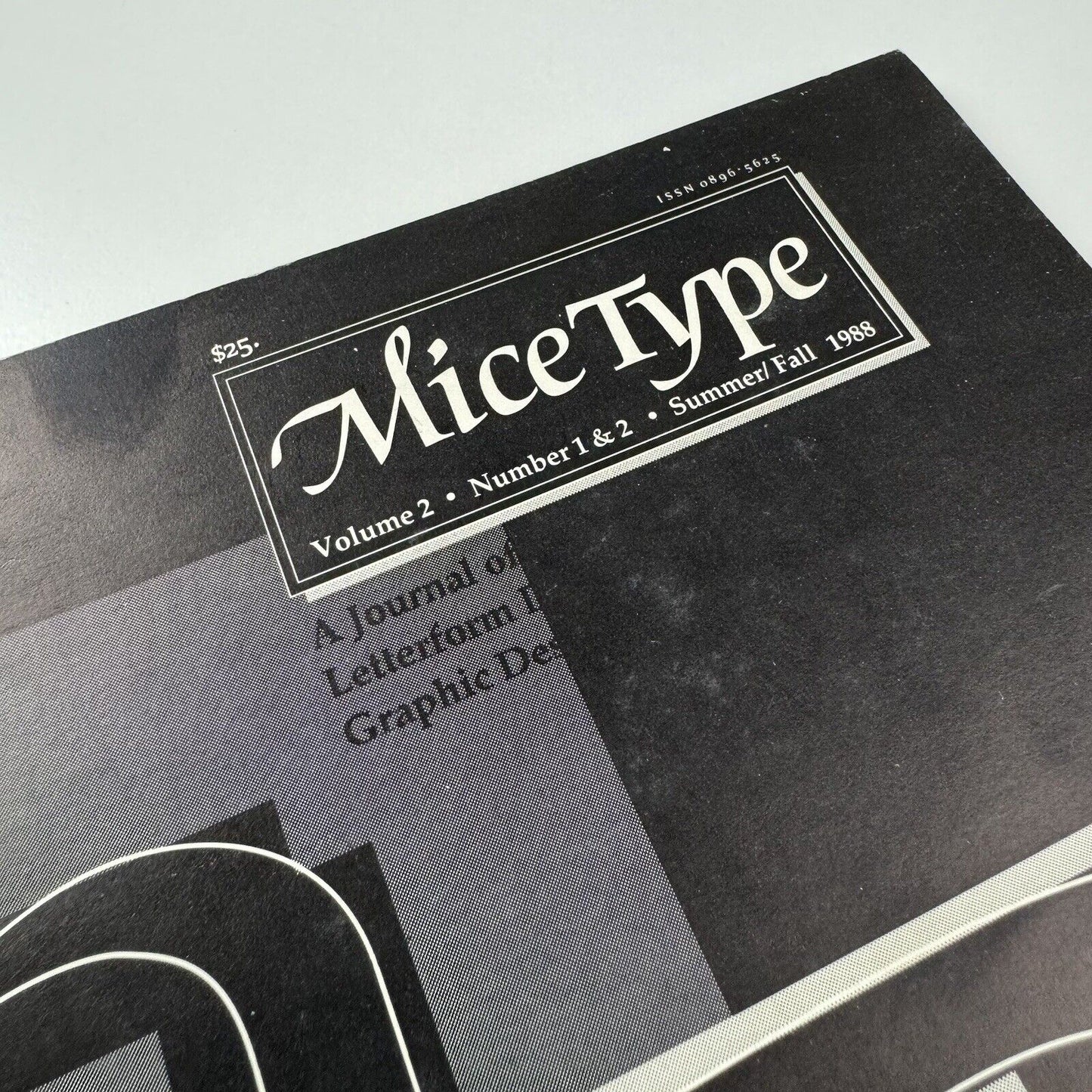 MiceType Alphabets Inc. Summer/Fall 1988 | Volume II, no. 1&2