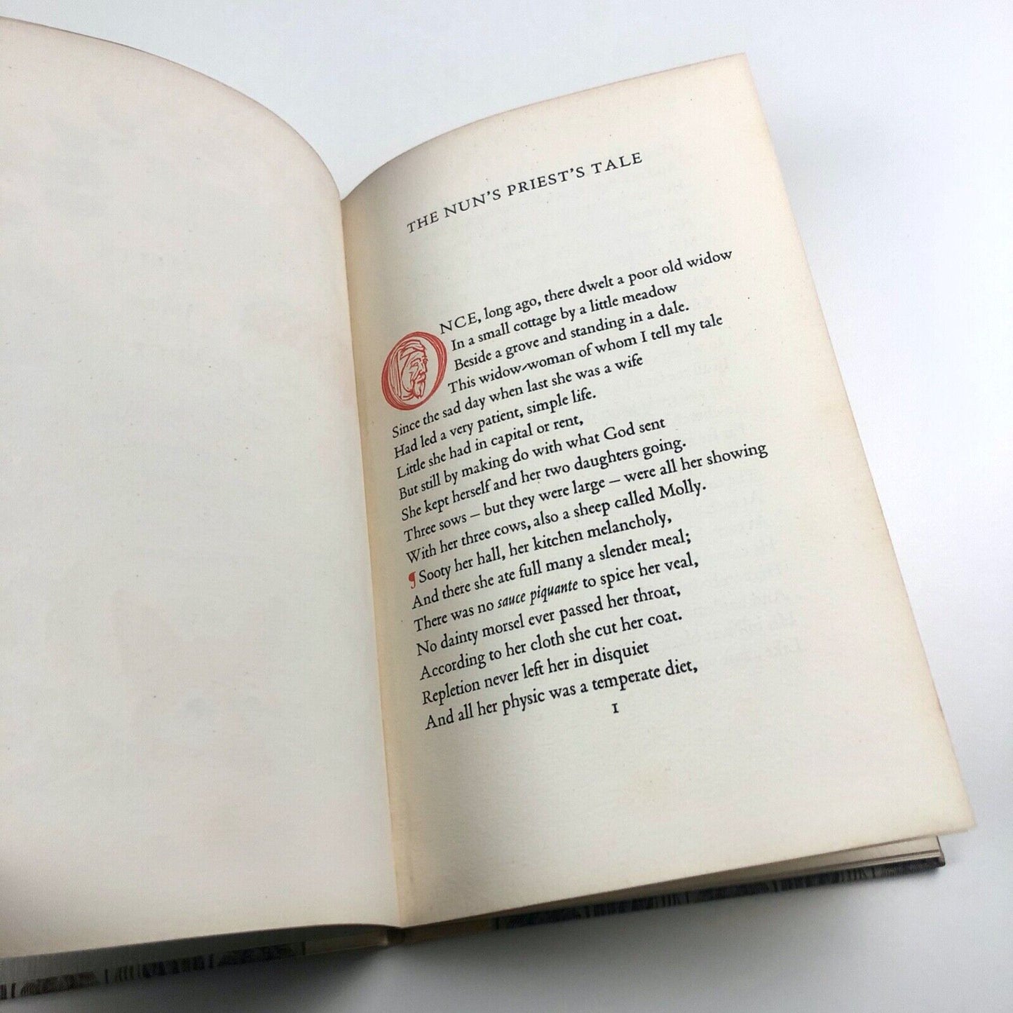The Nun’s Priest’s Tale of Chaucer from the Canterbury Tales. Newly rendered into Modern English by Neville Coghill | Allen and Richard Lane, 1950 - Lynton Lamb engravings
